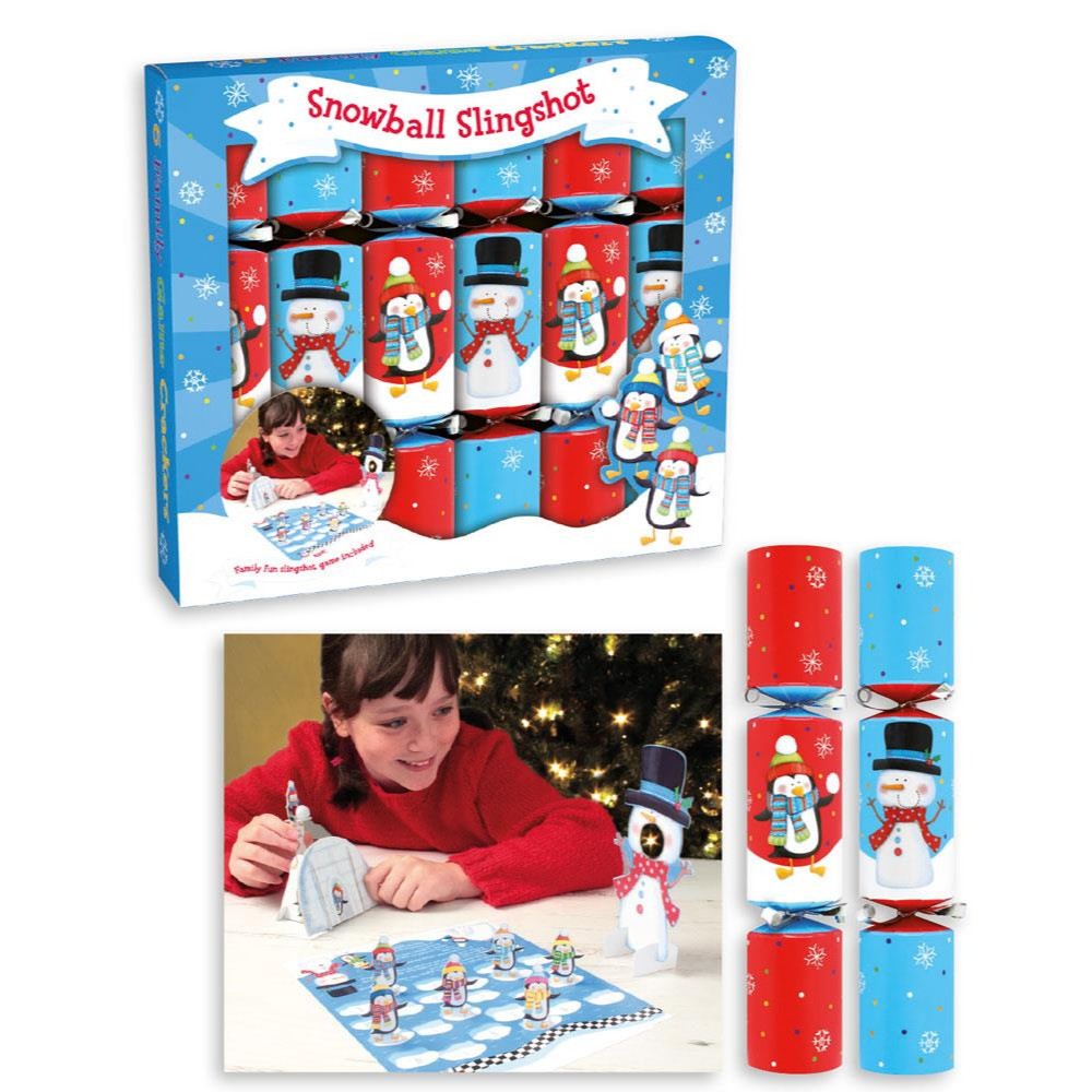 Pack of 6 8" Merry Berry Design Luxury Christmas Crackers