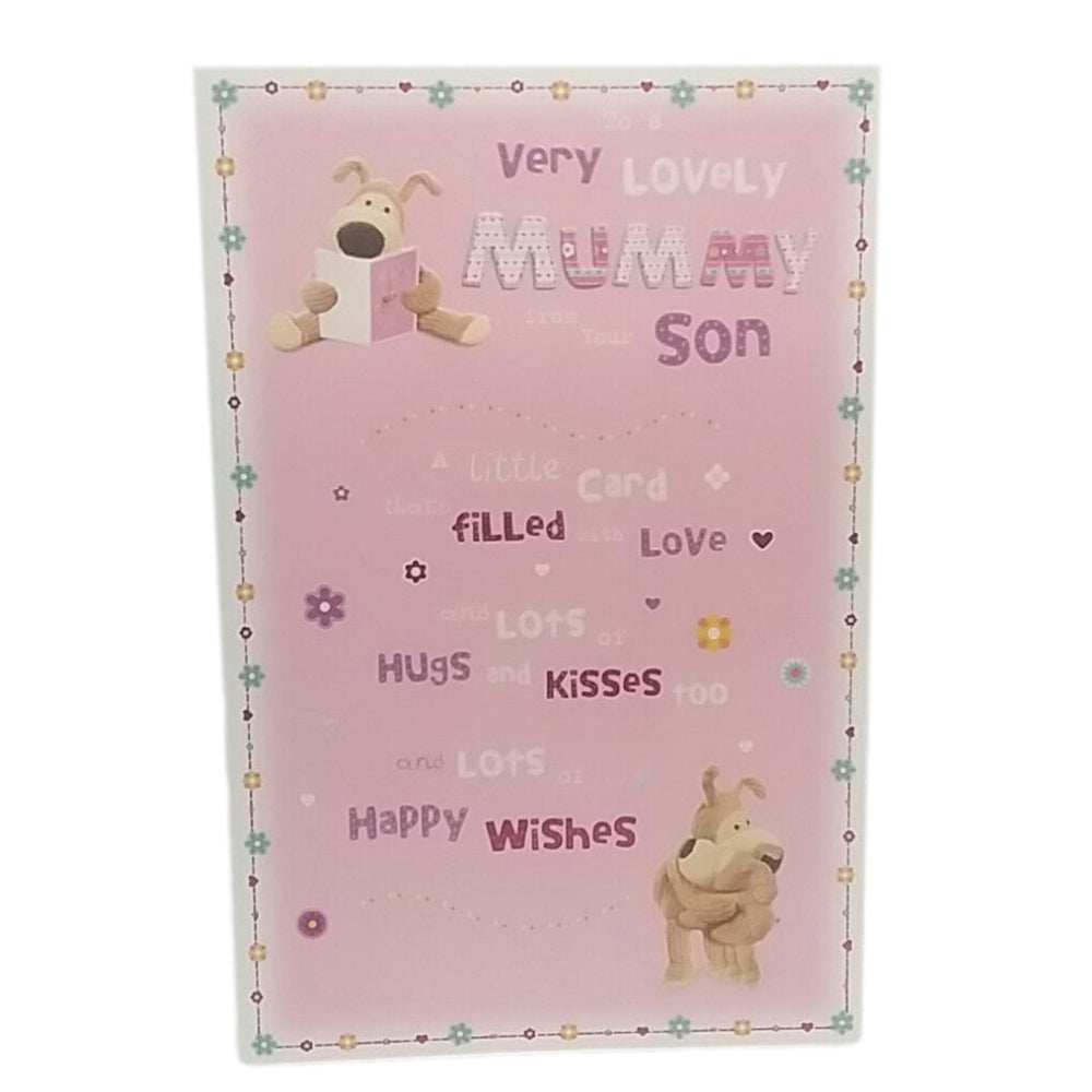 Very Lovely Mummy From Son Cute Boofle Mother's Day Card New Gift 