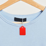 Pack of 200 Small Red Strung Tags 13 x 20mm