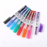 Pack of 8 0.5mm Plastic Colorful Roller Pens