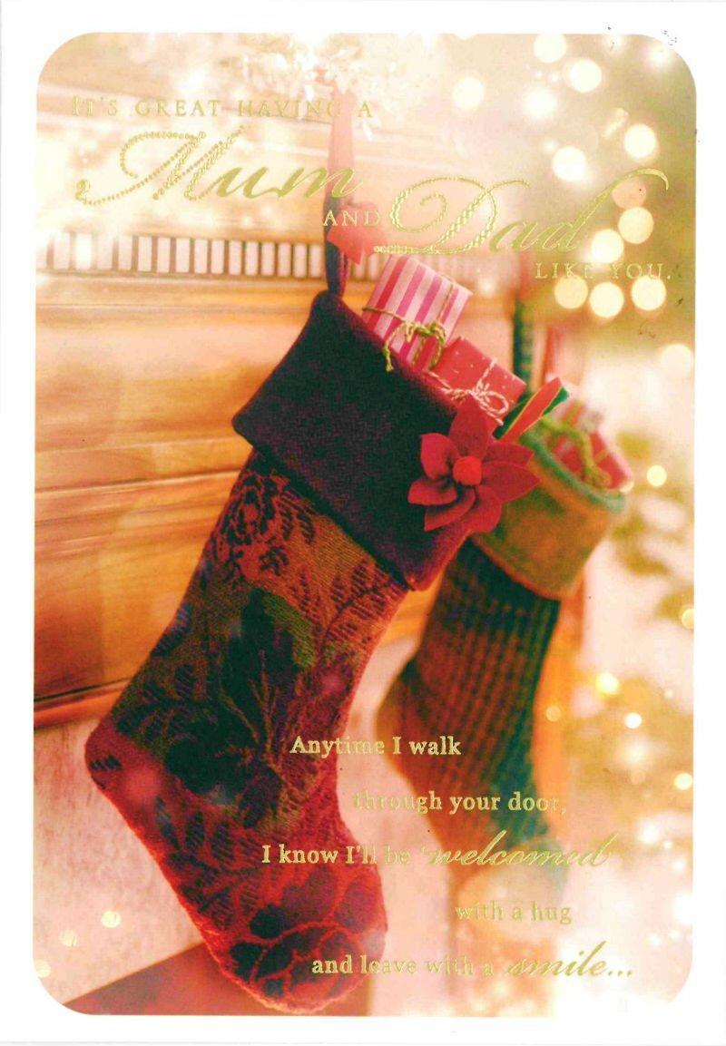 Mum AND Dad LIKE YOU at Christmas Card 