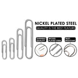 Pack of 100 Round End Paper Clips 33mm