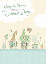 Baby Celebration Theme Congratulations on Your Naming Day Card