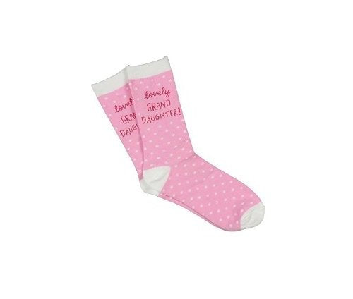 Bebunni Lovely Granddaughter Socks, Christmas, Birthdays, Any Occasion Gift