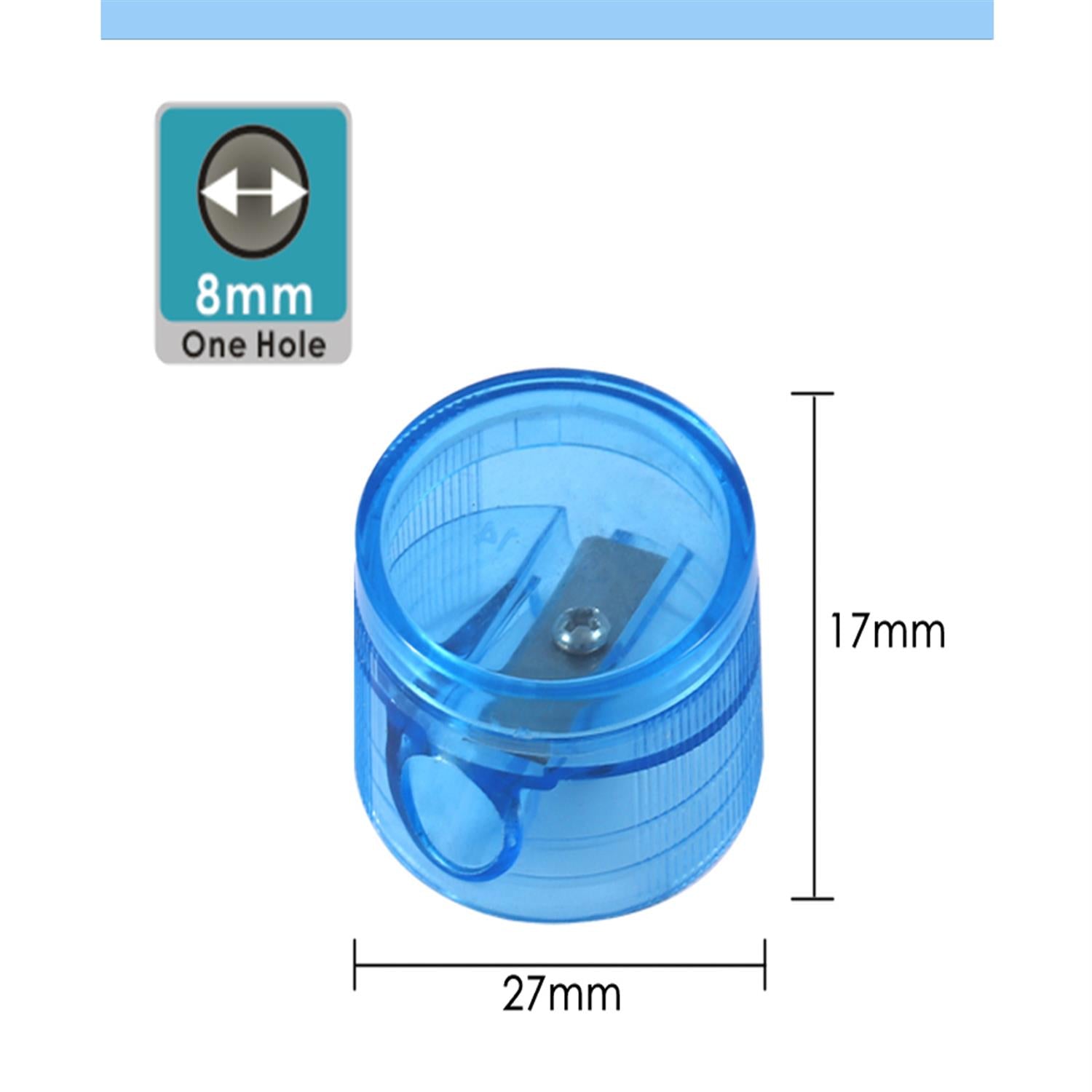 Box of 24 Plastic Pencil Sharpeners