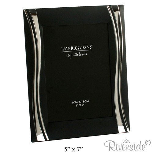 SHINY WAVE BLACK PHOTOGRAPH FRAME