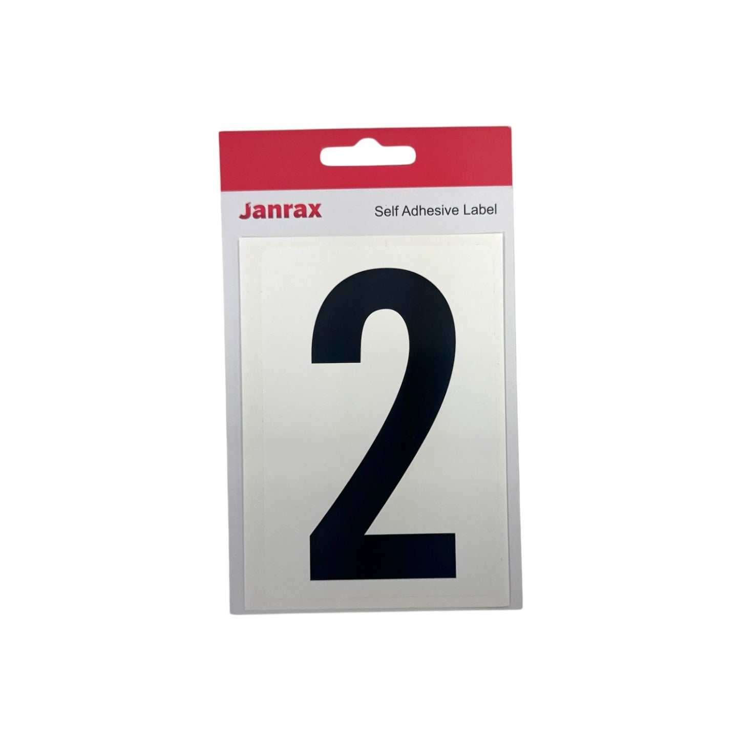 Waterproof Wheelie Bin Black Number 2 Sticker