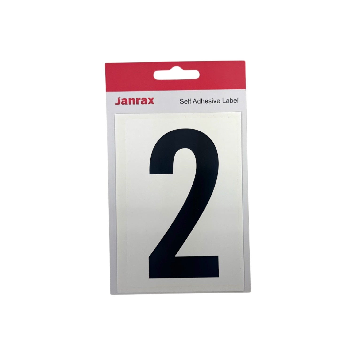 Waterproof Wheelie Bin Black Number 2 Sticker