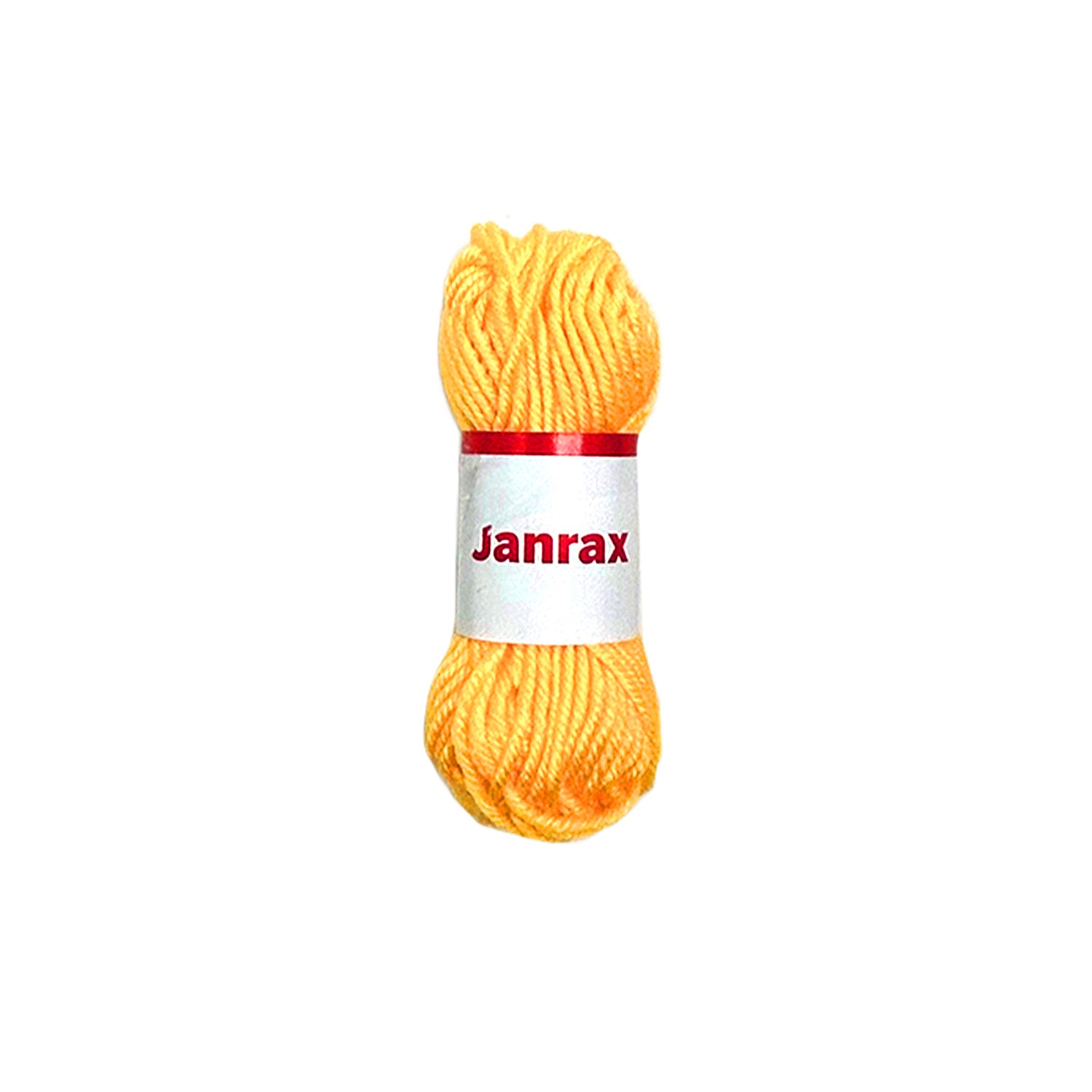 Yellow Acrylic Yarn Roll – 10g, 4 Strand 8 Ply Knitting Wool