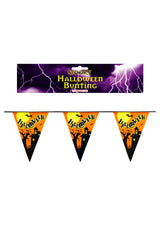 Halloween Bunting 12ft With 11 Pennants Pvc