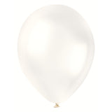 Pack of 50 Pearl White Premium 12" Latex Balloons