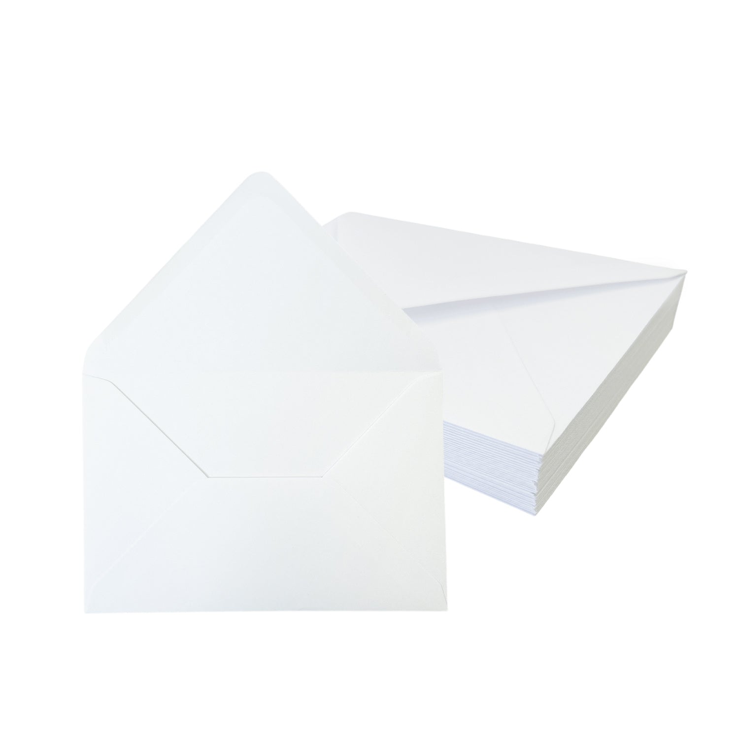 Pack of 50 White 100gsm 121x184mm Gummed Envelopes