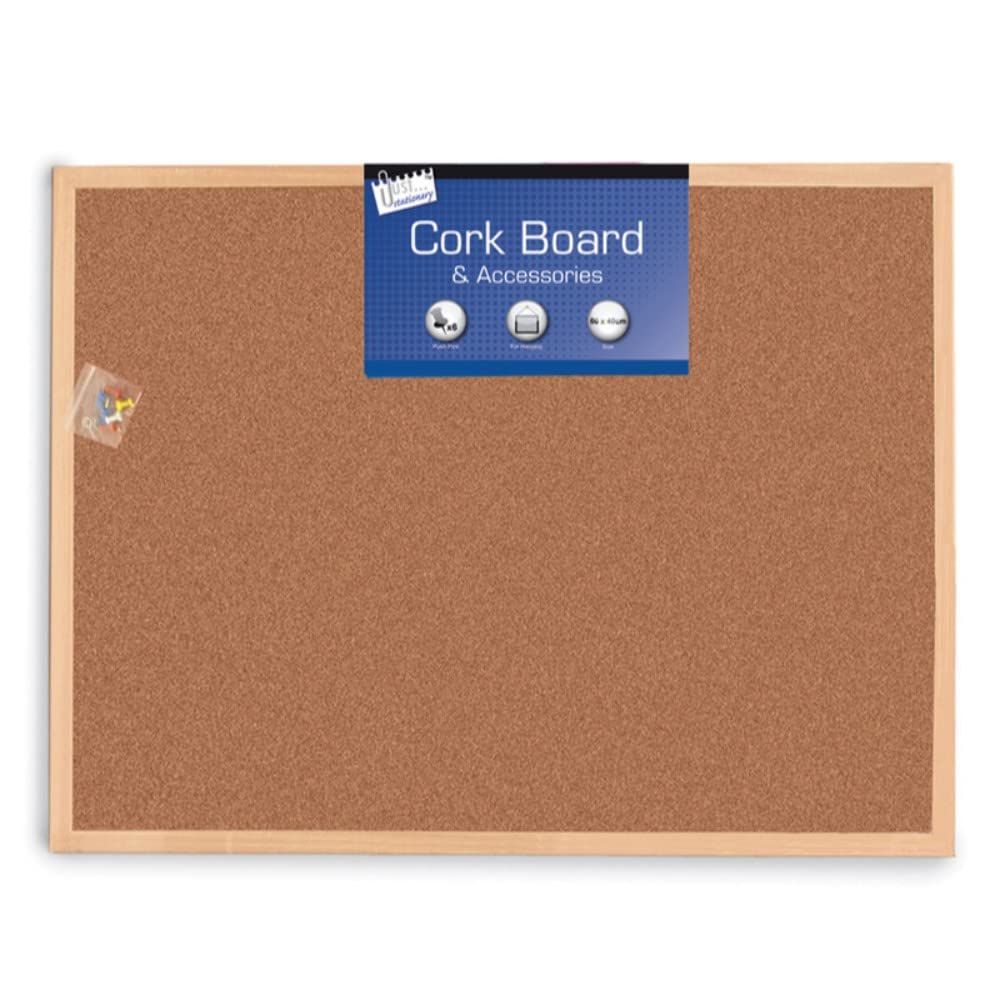 Tallon Just Stationery 400x600mm Split White/Cork Board