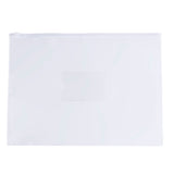 Pack of 12 A3 Clear Zippy Bags with White Zip