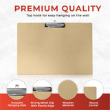 A3 Wooden Clipboard with Flat Clip by Janrax