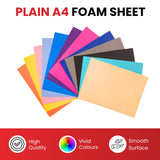 Pack of 10 A4 Brown Coloured EVA Foam Sheets