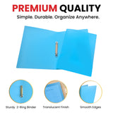 A4 Slim Clear Translucent Ringbinder