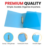 A5 Slim Clear Translucent Ringbinder