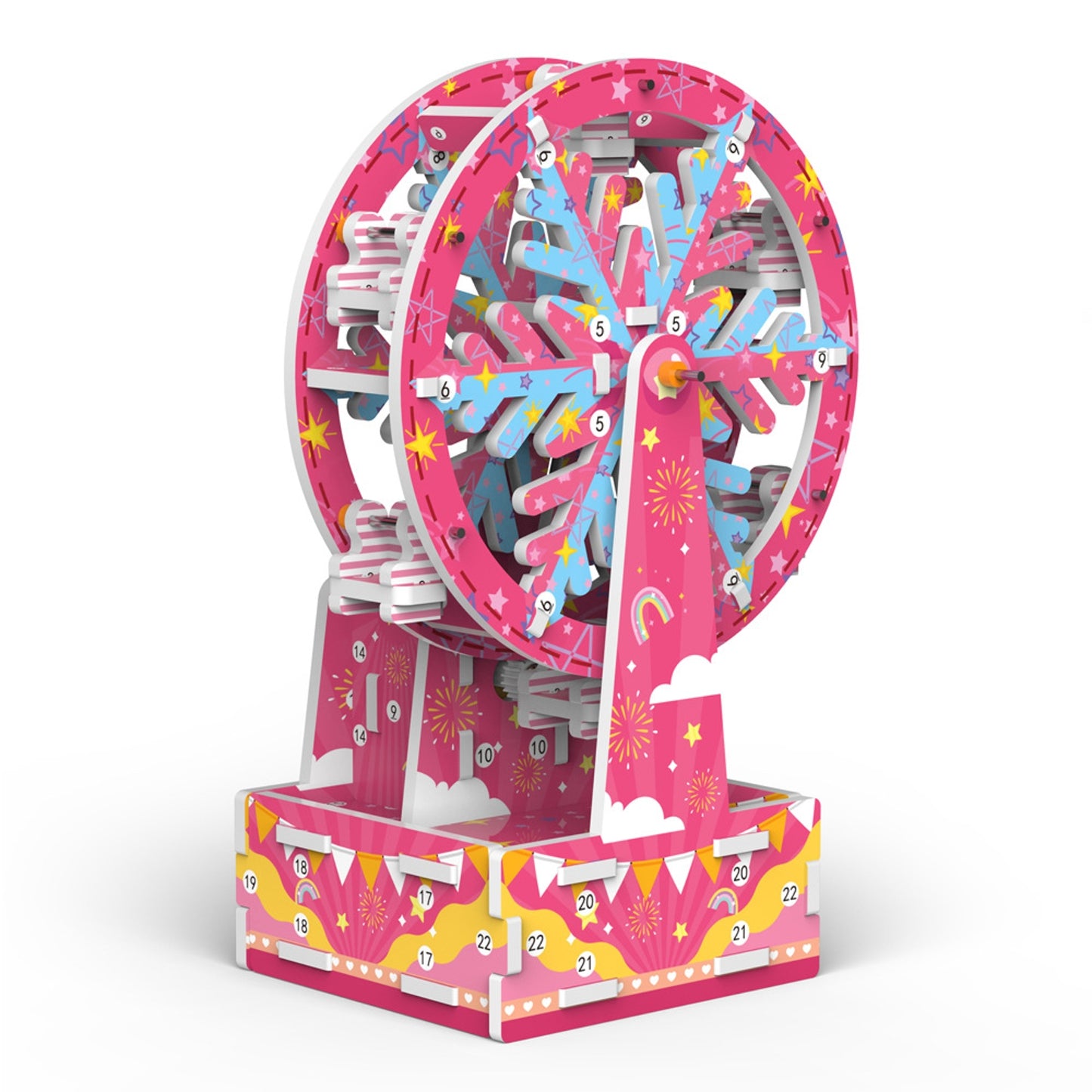 Ferris Wheel DIY Mechanical Stem Toy with Instruction Book