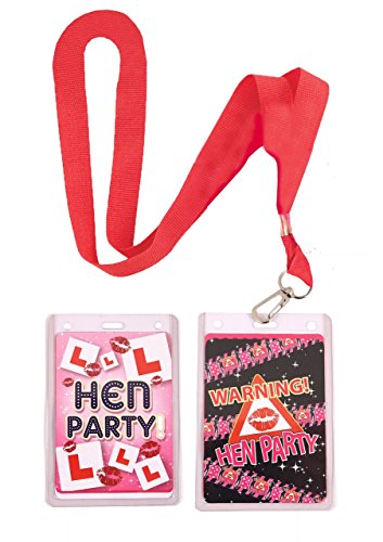 Hen Party Pass on Lanyard 11.5 X 8cm {DC}