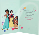 Niece Birthday Card Disney Princess Design 