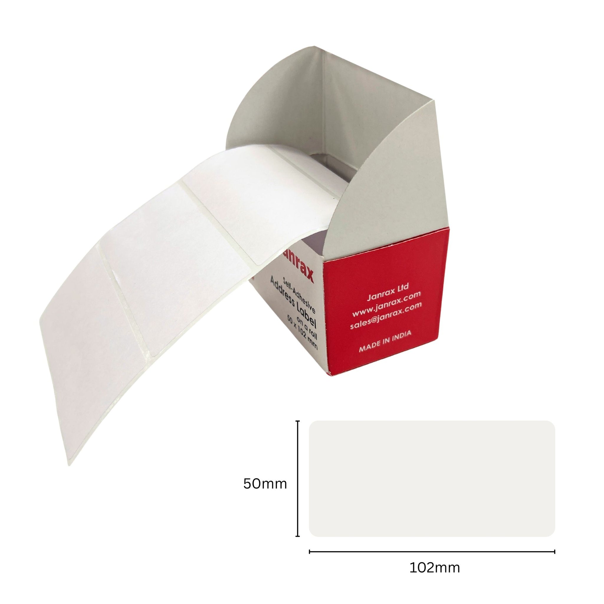 Roll of 120 Self Adhesive Address Labels 50x102mm