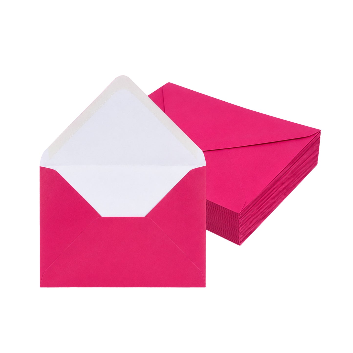 Pack of 50 Vivid Cherry Fizz Pink 114x162mm Gummed Envelopes
