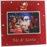 Santa and Me Silver Plated 6x4 Picture Frame