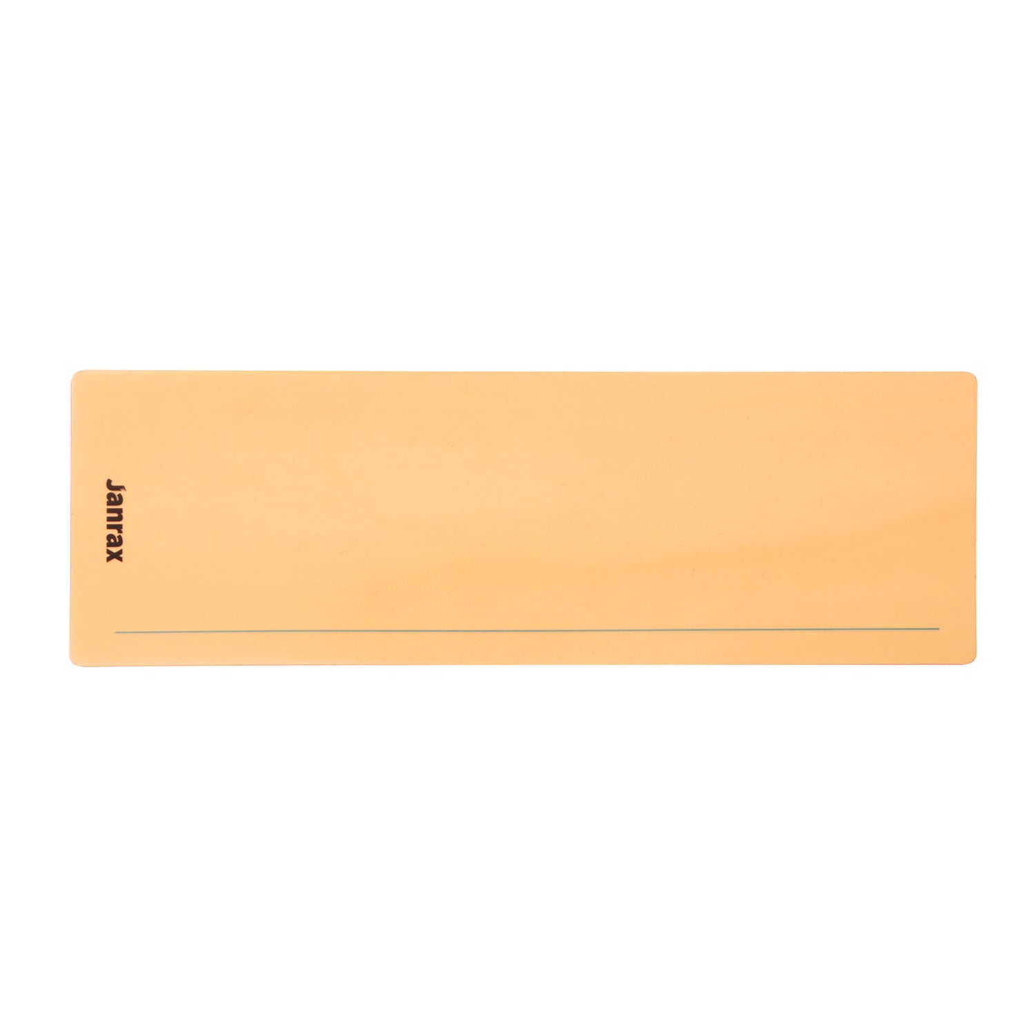 Pack of 8 Peach 210x80mm Dyslexia Overlay Reading Strips – PET Material, Rounded Corners
