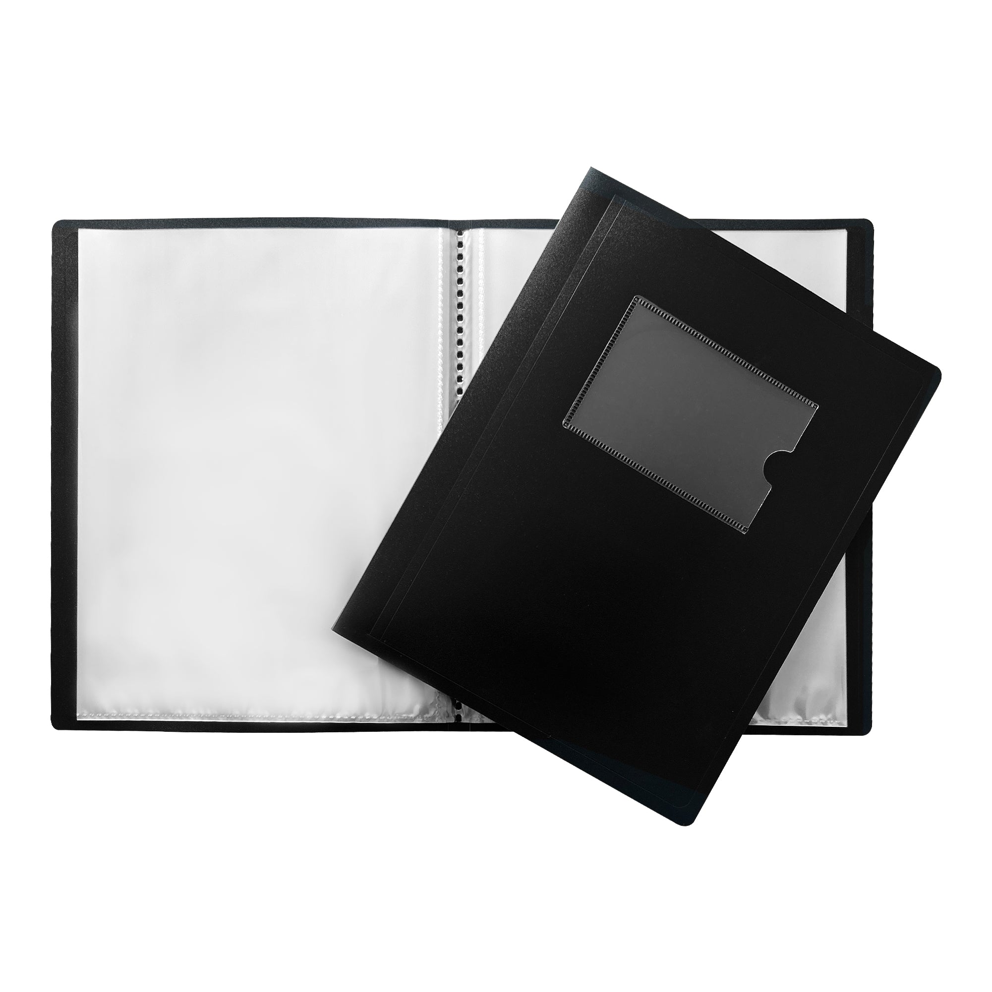 A5 Black Flexible Cover 40 Pocket Display Book