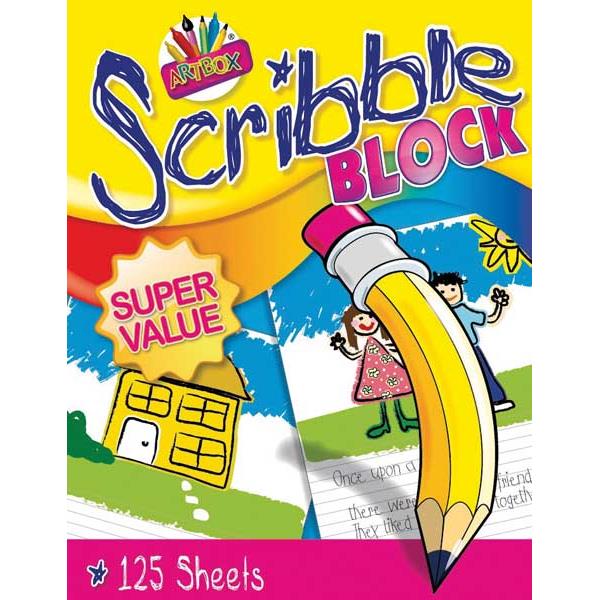 Artbox Scribble Block Book 125 Sheets
