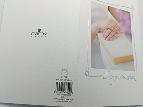 Confirmation Greeting Card By Carlton Card 