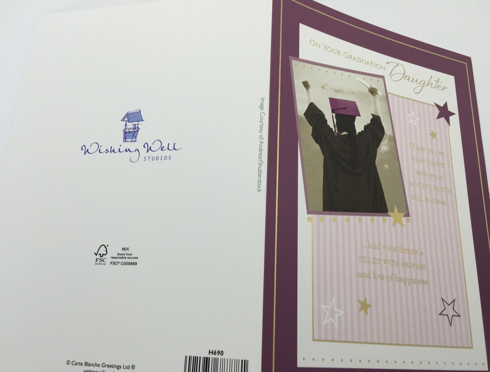 "On Your Graduation Daughter" Graduation Greeting Card 