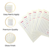 Pack of 7 Return Address 80x110mm Printed Labels