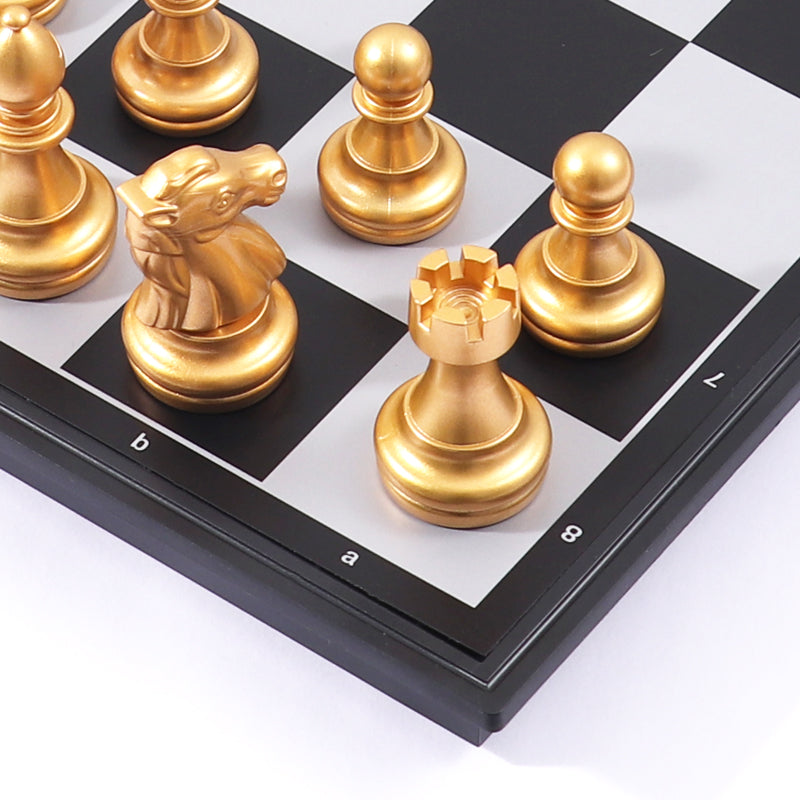 Folding and Magnetic Checker Chess Board game