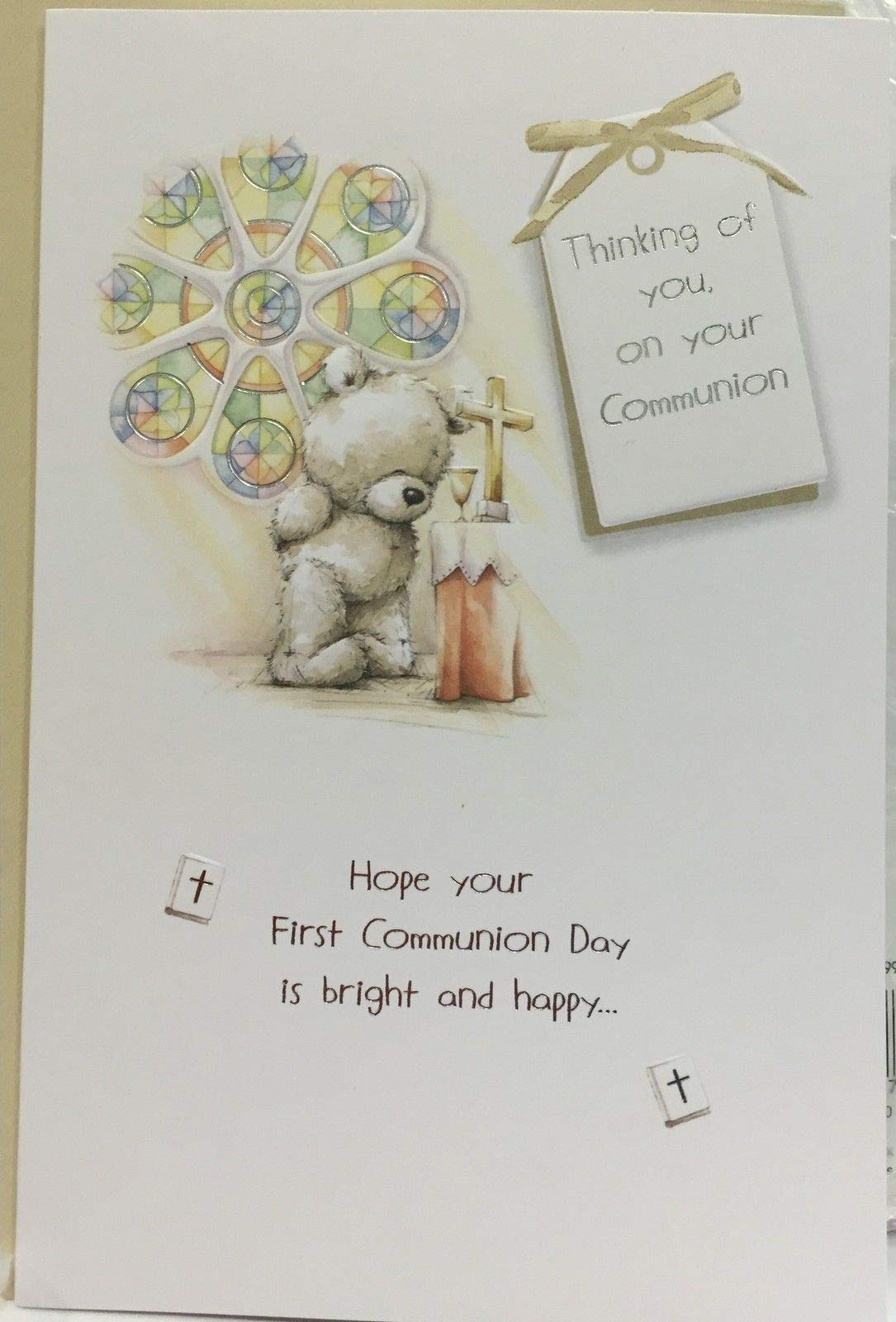 Thinking of you on your Communion, Communion Greeting Card {DC}