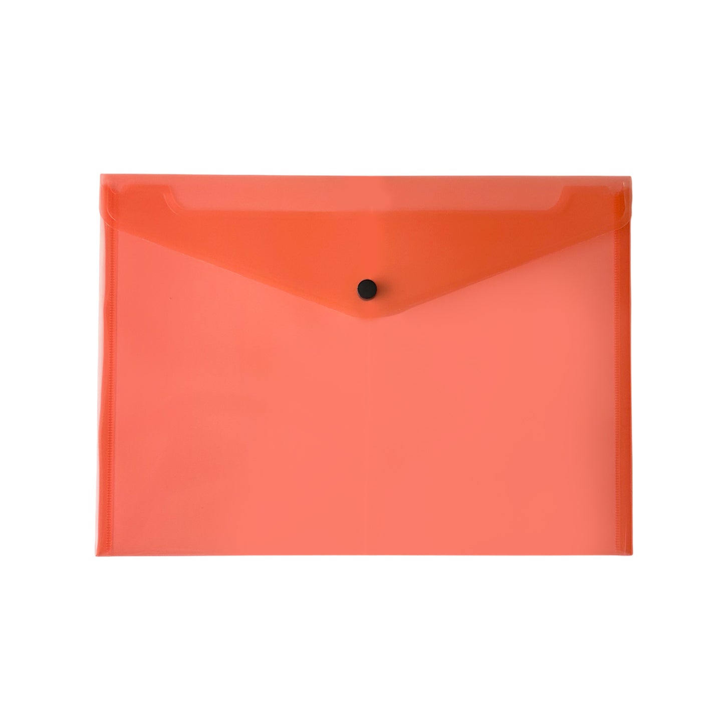 Pack of 12 Janrax A4 Red Document Wallets - Button Stud Folder