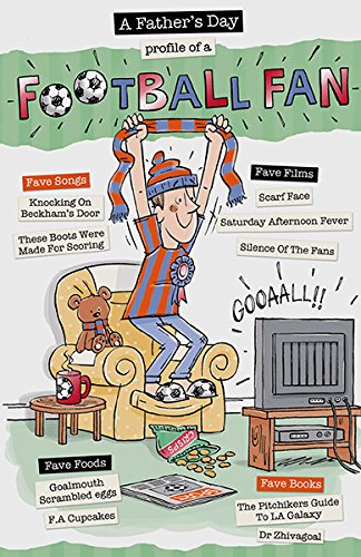 Humorous Football Fan Father's Day Card 