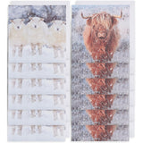 2 Animal Designs Multipack of 12 Christmas Cards