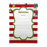 Pack of 20 Christmas Baubles Thank You Sheets With Envelopes