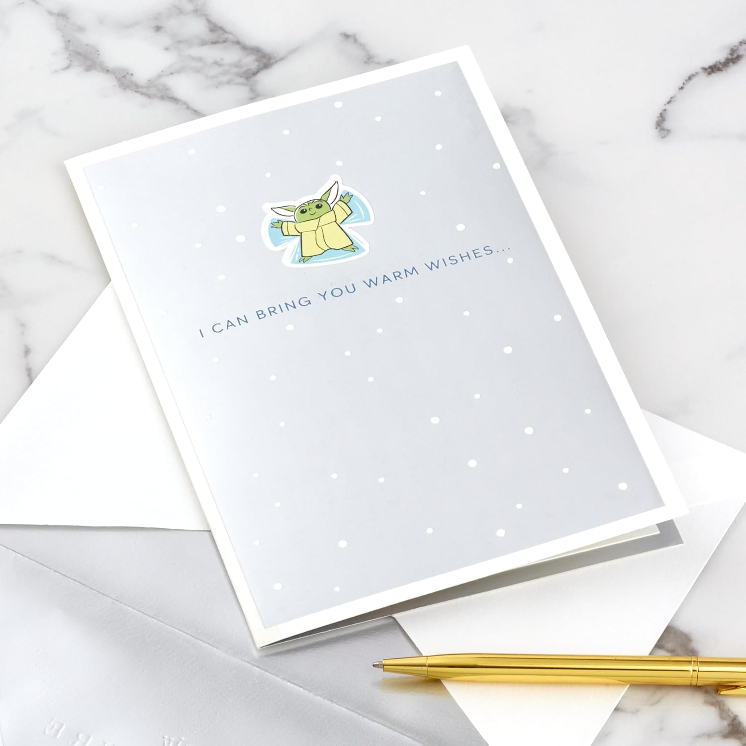 The Mandalorian and Grogu Design 3D and Pop Up Christmas Card {DC}