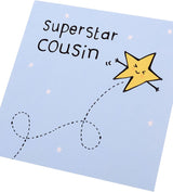 Superstar Design Cousin Birthday Card