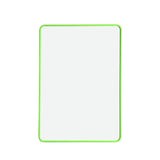 A4 Double Sided Magnetic Erasable MDF Plain Whiteboard With Green Border
