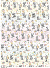 Me to You Birthday Gift Wrap 2 Paper and 2 Gift Tag