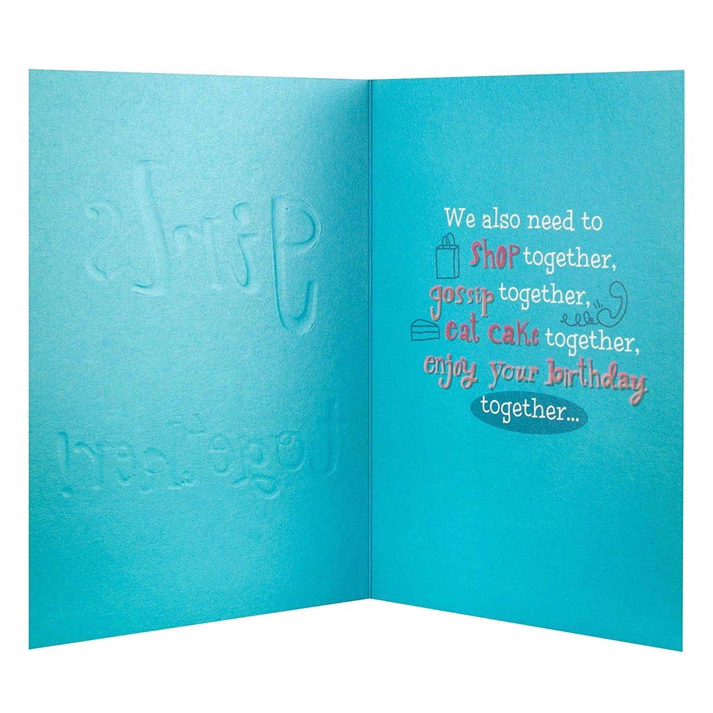 Hallmark Birthday Card For Her 'Girls Need To Stick Together' Small 