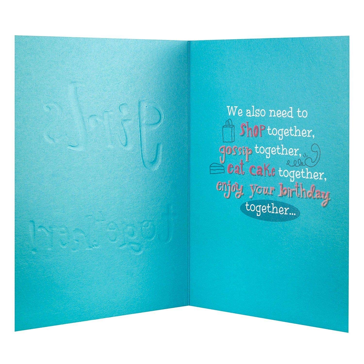 Hallmark Birthday Card For Her 'Girls Need To Stick Together' Small 