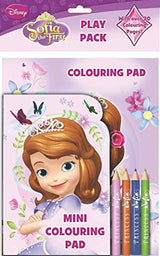 Disney Sofia The First: Play Pack (Colouring Pads & Pencils) {DC}