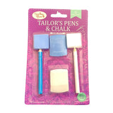 Set of 6 Tailors Pens and Chalk by Sewing Box {DC}