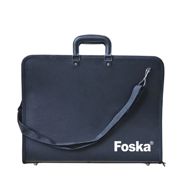 A2 Professional School PP Expandable Art Portfolio Folder Carrying Case with Handle