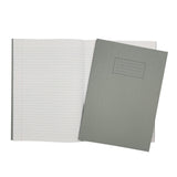 Janrax A4 Grey 80 Pages Feint and Ruled Exercise Book